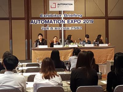 Exhibitor Briefing Automation Expo 2019